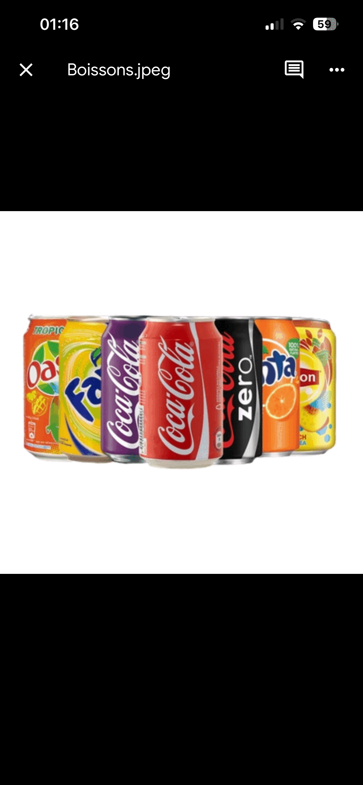 Sélection de canettes